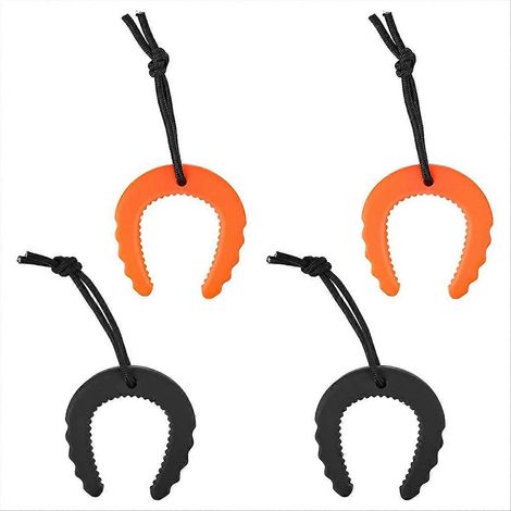 Türkeile, Türstopper für Ersthelfer (Polizei und Feuerwehr), 2 schwarze und 2 orangefarbene (1/5)