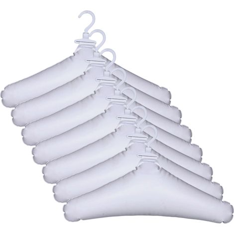 Cintre Gonflable - 42 X 20 X 3 Cm - Para Viaje Y Almacenamiento - 7 Unidades (1/5)