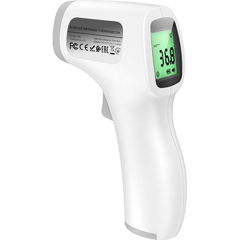 Hoco Infrarot-Thermometer - Berührungsloses Infrarot-Thermometer (weiß) (1/5)