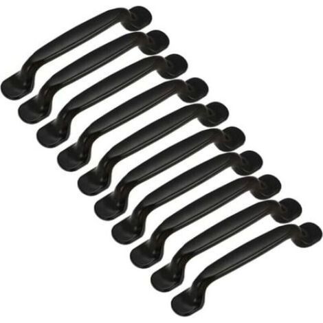 10x Maniglia per Mobile - Cucina Armadio Porta Maniglie - Interasse 128MM - Alluminio (1/5)