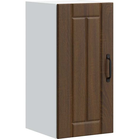 Küchen-Hängeschrank Lucca Braun Eichen-Optik Holzwerkstoff