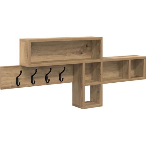 Maison Exclusive - Wandmontierter nachttisch Artisan-Eiche 100 x (1/5)