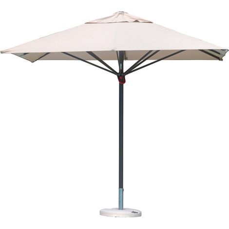 Ombrellone Bar Giardino Hotel Made in Italy Palo Centrale Alluminio 3x3 Mt