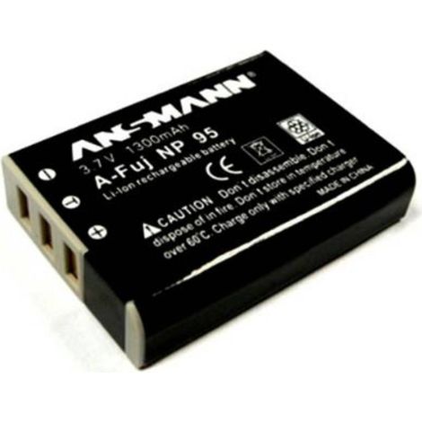 ANSMANN A-Fuji NP-95 - Batteria - Li-Ion - 1700 mAh - per Fujifilm FinePix F30, F31fd, REAL 3D W1, X100 Serie X X100S, X100T, X70, XF10, X-S1 (1/5)