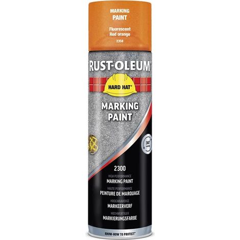 Traceur de chantier - Rust-Oleum - Rouge orange