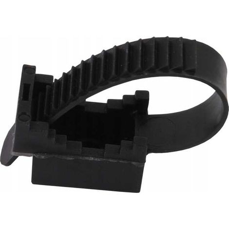 Soporte para tiras UP-22-UV para cables, 50 unidades, color negro