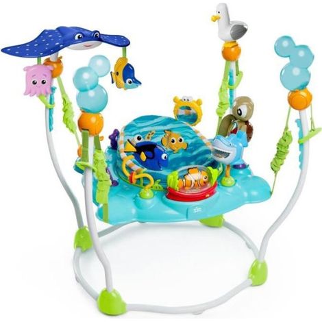 DISNEY BABY Aire d'éveil bébé multi-jouets, siege sauteur a rebonds évolutif, pivotant a 360° - Nemo - 13 jeux interactives (1/5)