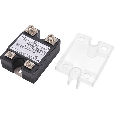 Relais statique 120A entrée 4-20mA, module SSR coque isolée, commutation 28-250VAC (1/5)