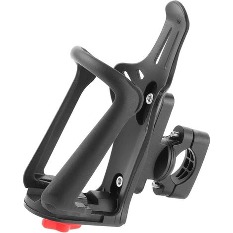 Water Bottle Holder for Bicycles, Road Bike Water Bottle Holder, Motorcycle Water Bottle Holder, Bike Water Bottle Holder, Drinks Holder, Drink Holder, for Bicycles, Motorcycles, Electric Bikes (Black (1/5)