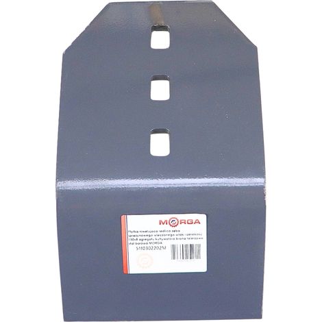 Plaque de nivellement pour le soc à dents à ressort de la herse traînée du cultivateur MORGA 150x8, en acier au bore (1/4)