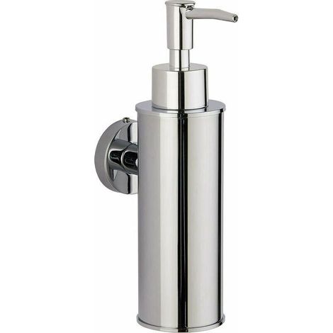 Distributeur de savon mural en acier inoxydable argent 304, distributeur de savon mural à presse pour gel douche et désinfectant pour les mains d'hôtel (1/5)