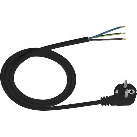 Cavo di collegamento con spina angolata 31.5 OMY ŻO 1.5M nero - E+20-010