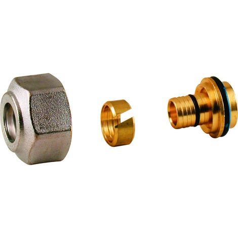 Raccord à compression - Adaptateur pour tube en plastique R179 18x16/13 - Giacomini