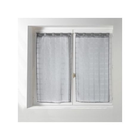 Paire droite passants - Candide - 60 x 120 cm - Gris - Livraison gratuite (1/3)