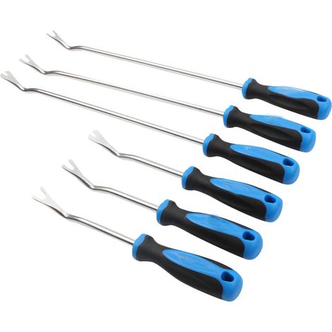 Pinze Piedi Porco Clip Rimozione Pannello Portiera Auto set 6PZ Intaglio U (1/5)