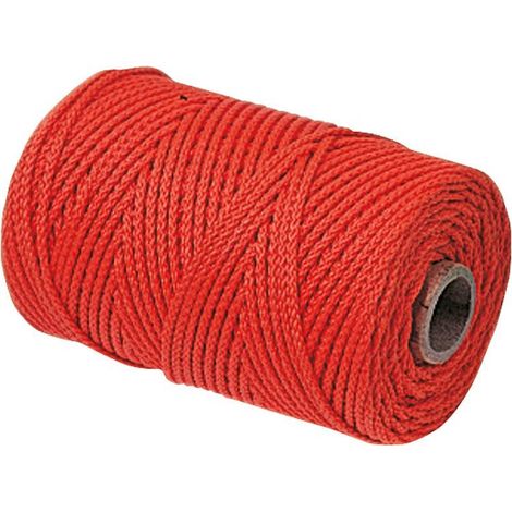[PRODUIT RECONDITIONNE] Corde spéciale pour gouttières avec couche intermédiaire - 75 m orange fluo