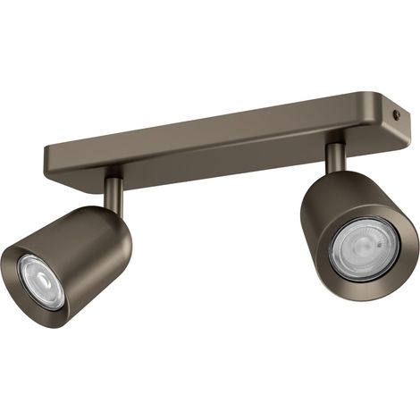 Plafonnier, 2 spots orientables, lampe de plafond pour salon (1/5)