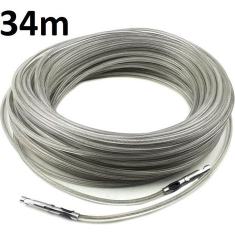 Cable sellado / lona a medida, longitud 34 metros