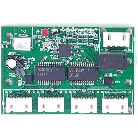 Fast Switch Mini 5-Port Ethernet-Switch TAP 10/100 Mbps, PCB-Modul für die Systemintegration (1/5)