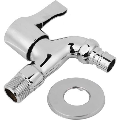Wandwasserhahn aus Edelstahl G1/2", Waschmaschine, Badezimmer, Wäscherei, einseitiger Wandwasserhahn, Kaltwasserhahn (1/5)