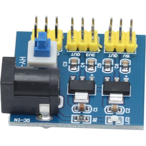 DC-DC-Netzteilmodul, Spannungswandlerplatine mit mehreren Ausgängen und 6V-12V-Eingangsanzeige (1/5)