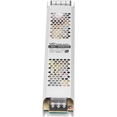 Alimentation à découpage 200 W CTN pour bande LED étanche, transformateur, 190-240 V CA, 12 V (1/5)