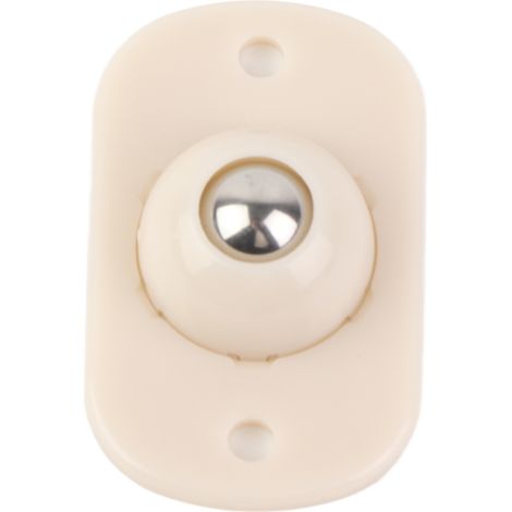 Juego de 4 ruedas autoadhesivas de acero inoxidable, silenciosas y universales, con rodamientos de bolas para muebles. (1/5)