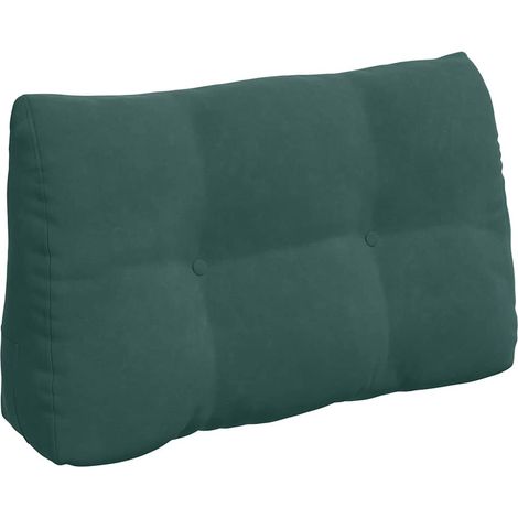Coussin de Dos Vert foncé 80 x 24 x 50 cm Velours (1/5)