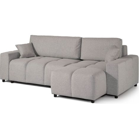Ecksofa Webstoff 233x142x84 grau TIMOMassivmoebel24 GmbH (1/3)