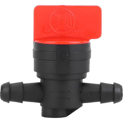 5pcs Robinet d'arrêt carburant 1/4" pour coupe-bordure, débroussailleuse, tondeuse à gazon - Vanne essence coupure avec interrupteur, accessoire outil de jardin (1/5)