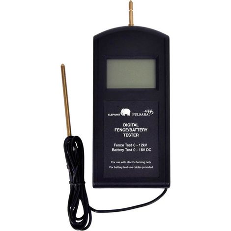 Tester digitale per recinzioni elettriche e batterie permette di visualizzare la tensione in KV