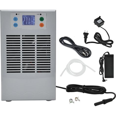 Refroidisseur d'eau électronique pour aquarium, refroidissement et chauffage numérique 20L 70W STC-200, prise US 100-240V, machine thermorégulatrice
