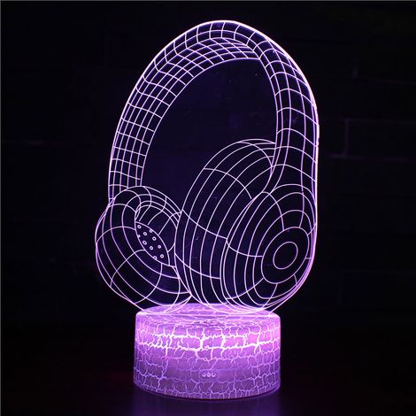 Lampe De Bureau Avec Veilleuse - 16 Couleurs Led - Télécommande Incluse - Pour Chambre À Coucher Et Salon - 190 X 155 X 88 Mm (1/2)