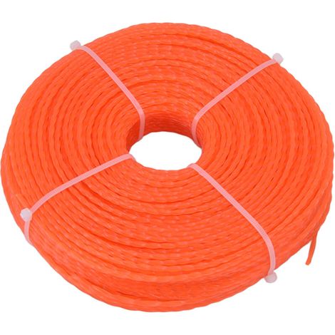Filo da taglio in nylon da 2,7 mm, 100 m, a torsione, per tosaerba professionali.