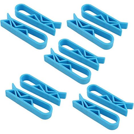 Clips pour poubelle, lot de 10, pinces pour poubelle et sac poubelle, support de fixation antidérapant