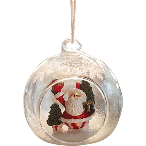 Weihnachtskugeln aus Glas – Dekorative Hängeornamente für festliche Dekoration (1/4)
