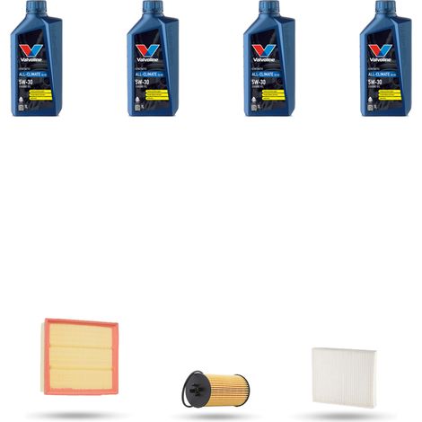Kit tagliando 3 FILTRI e 4L OLIO compatibile con Chevrolet Trax 1.4 turbo 103kw dal 2013 (1/5)