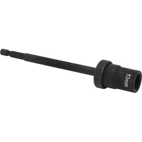 Douille universelle 13mm à rotule, acier chromé vanadium, embout hexagonal pour clé électrique, panneau solaire photovoltaïque, outil de montage. (1/5)