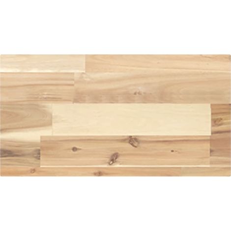 Maison Exclusive - Schweberegal 40x20x4 cm Massivholz Akazie Unbe