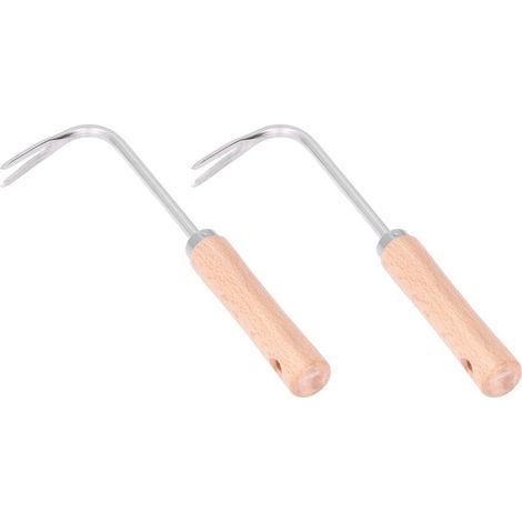 Lot de 2 désherbeurs de jardin légers, efficaces et ergonomiques, pour un travail sans effort. Petit format compact. (1/5)