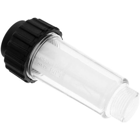 CCYKXA High Pressure Cleaning Machine Accessories Garden Hose Water Filter Flexible Sediment Filter Transparent PP Garden Hose Sediment Filter (1/4)