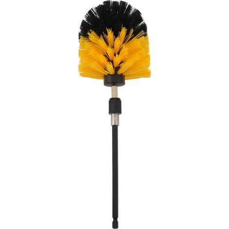 Lot de 4 brosses de nettoyage électriques combinées pour perceuse, brosse de nettoyage rotative pour perceuse, brosse de nettoyage électrique à fixer (1/5)