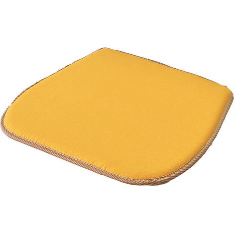 Coussin de chaise en coton résistant, coussin de chaise de cuisine/salle à manger antidérapant avec housse lavable (1/5)