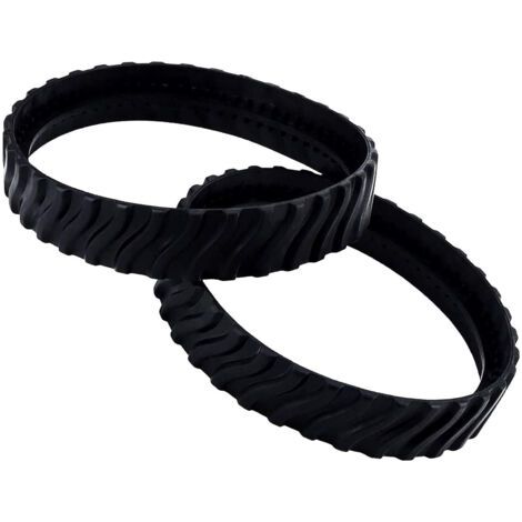 QORVA-4 chenilles adaptables pour pneus Zodiac MX6 MX8 MX9, Baracuda Robot Nettoyeur de Piscine R0526100 (1/5)