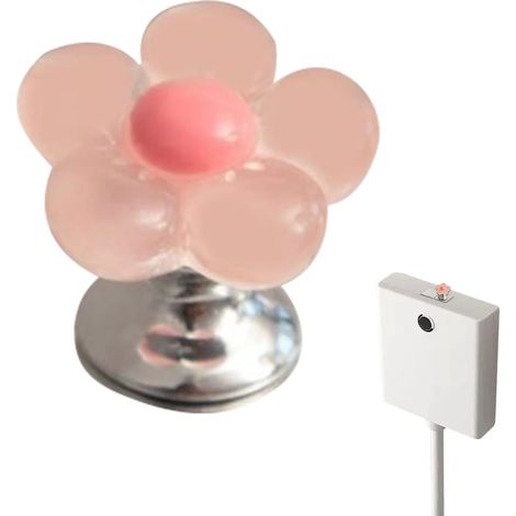 CCYKXA  Toilettenspülknopf – Niedliches, blumenförmiges Werkzeug zum Betätigen der Toilettenspülung, Ersatzknopf, Toilettendeckelgriff zur Badezimmerdekoration