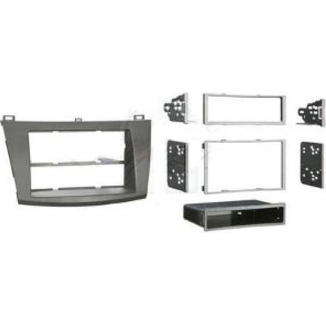 Facade autoradio 1DIN compatible avec Mazda 3 ap09 - avec vide poche