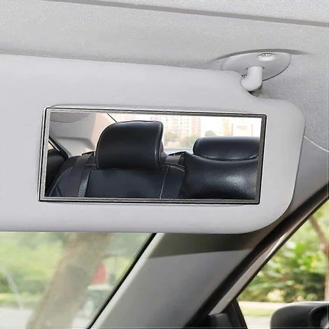 Car Visor HD Makeup Mirror, Portable, Self-Adhesive (1/5)