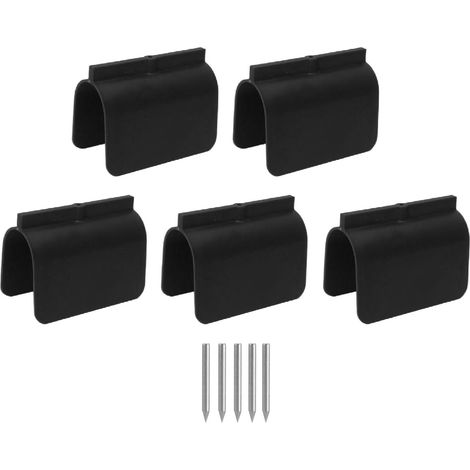 5 Marqueurs de Prise Électrique pour Cloisons Sèches, Outil de Marquage et Protection Fils pour Installation Électrique Noir (1/5)