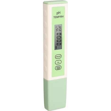 PH Tester Kit for Drinking Water High Accuracy Digital PH Tester Pen Measure Water PH with 4pcs Buffer Solution Powder
