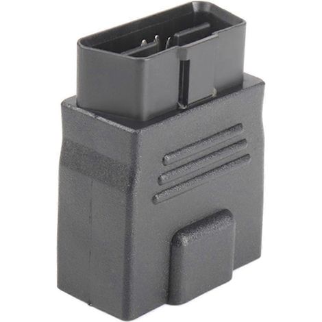 Adaptateur de prise mâle-femelle 16 broches compatible avec testeur OBD2 pour voiture, prise d'extension pour voiture (1/5)